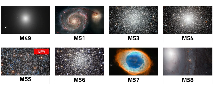 Messier 55- trong The Messier catalog